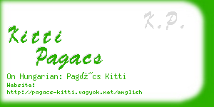 kitti pagacs business card